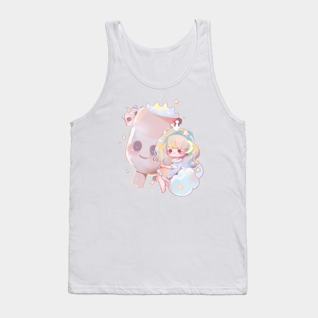 Childhood Memories Tank Top by Miya Gu Art